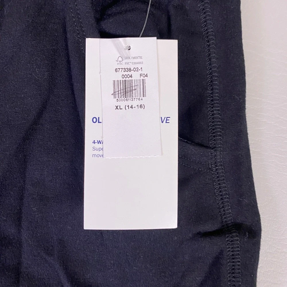 Old Navy Active Cargo Jogger Pants Girls XL‎ 14-16 Black 4-Way Stretch New NWT